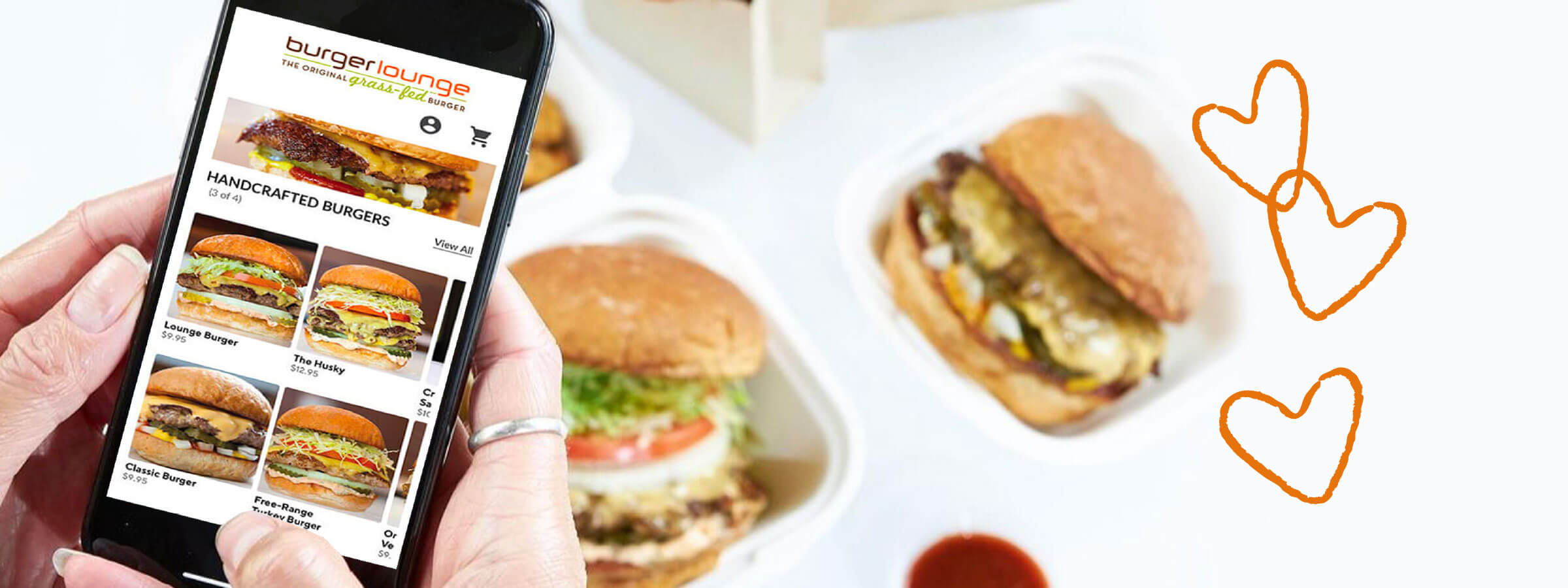 Download the Burger Lounge App Page Header Image - Desktop Version