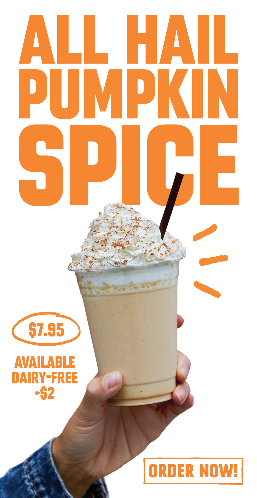 Pumpkin Spice Milkshake - Mobile Version